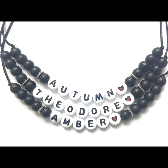 Baby Name Bracelet Bday Gift  Boy Girl Expandable - Picture 2 of 2